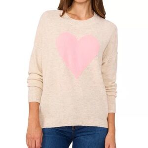 Cece Woman’s Pink Heart Top